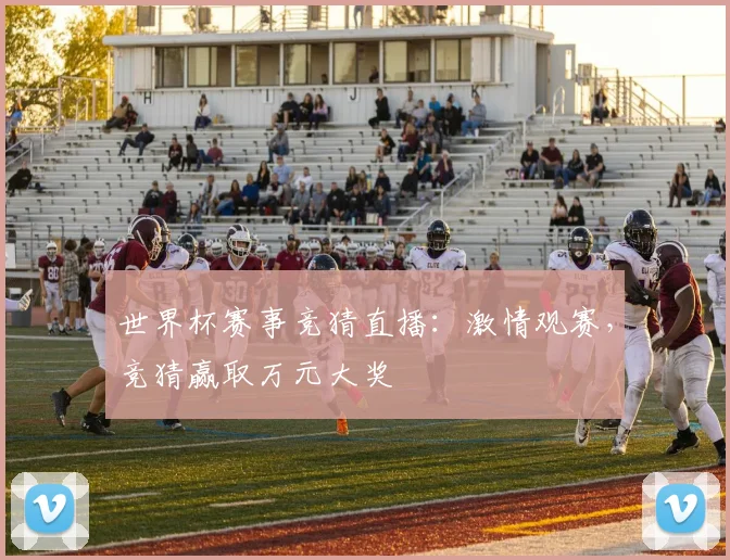 世界杯赛事竞猜直播：激情观赛，竞猜赢取万元大奖